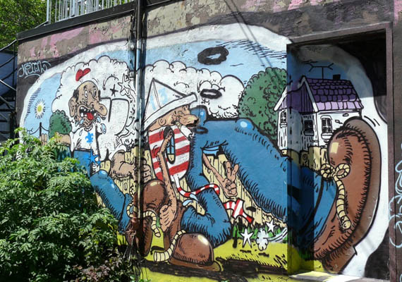 Montreal's Street Art Gallery: A nod to Robert Crumb