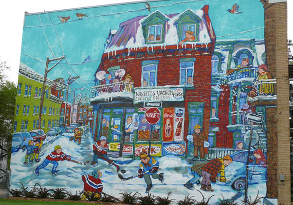 Montreal's Street Art Gallery: Le Montréal de Miyuki Tanobe